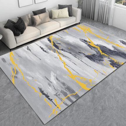 3' x 5' Modern Abstract Rectangle Rug Indoor Area Rug for Living Room & Bedroom